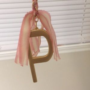 John wind “P” necklace. NWT